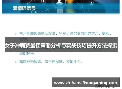 女子冲刺赛最佳策略分析与实战技巧提升方法探索